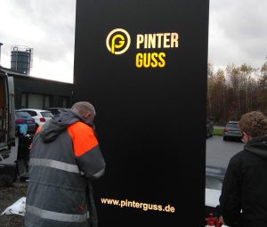Referenzprojekt Pinter Guss Pylon