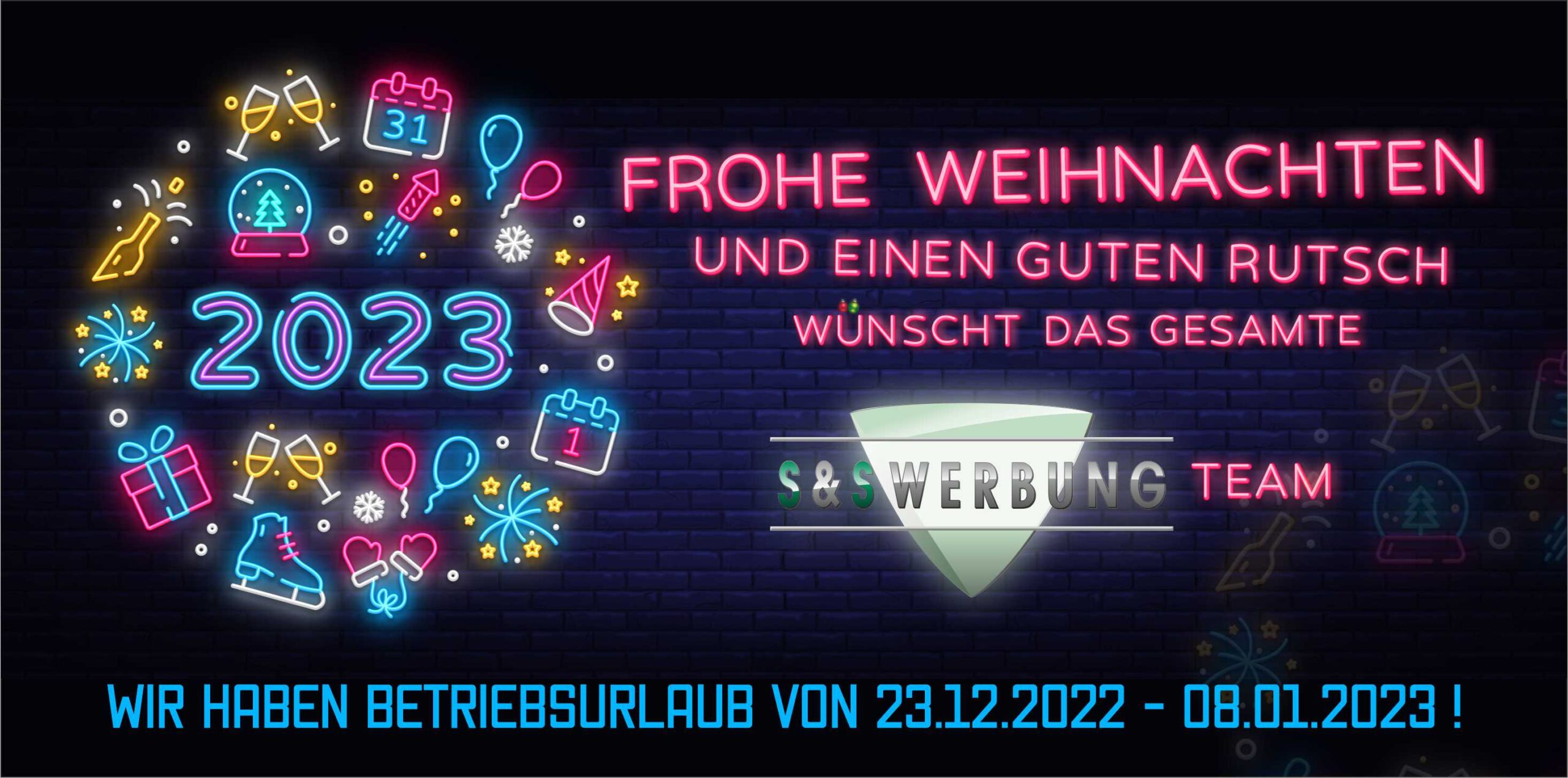 S&S Werbung, Regensburg: Frohe Weihnachten und Danke für 2022!